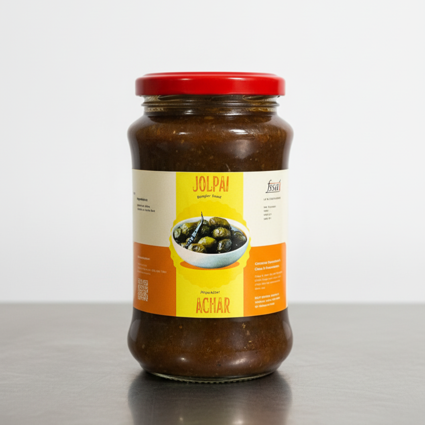 Jolpai Achar (Spicy & Tangy Bengali Olive Pickle)