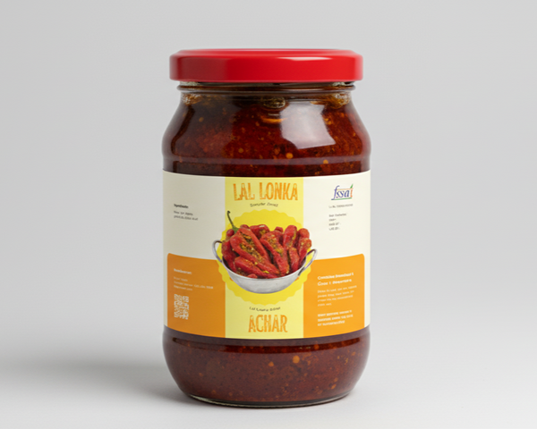 Lal Lonka Achar – Fiery Red Chilli Pickle with Authentic Bengali Flavor