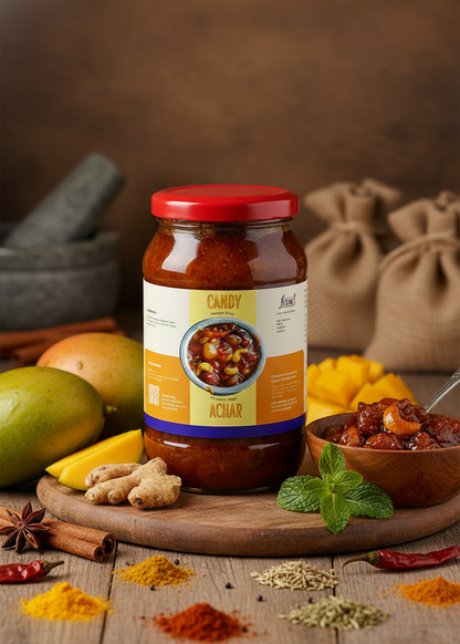 Candy Achar – Aamsotto & Khejur Sweet Pickle Delight
