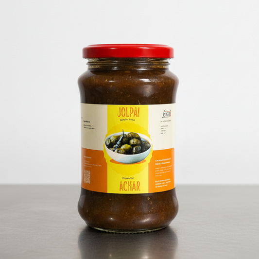 Jolpai Achar (Spicy & Tangy Bengali Olive Pickle)